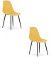 Krzesło WAT musztarda / nogi czarne x 2 1