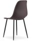 Krzesło WAT kawa / nogi czarne x 3 5