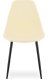 Krzesło WAT kremowe / nogi czarne x 3 7