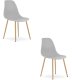 Krzesło WAT szare / nogi naturalne x 2 1