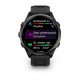 Garmin Forerunner® 970 Carbon Grey DLC Titanium with Black Case and Black/Translucent Whitestone Band 5