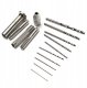 RĘCZNA MINI WIERTARKA DOCISKOWA 10 WIERTŁ 0,8-3MM DREWNO PLASTIK DIY 5