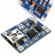 ŁADOWARKA MODUŁ ŁADOWANIA AKUMULATORA TP4056 5V MINI USB LI-ION 18650 1A 1