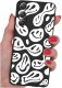 ETUI do Samsung Galaxy S24 WZORY | SILIKONOWE MATT CASE + SZKŁO 9H 1