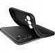 krainaGSM Etui do Samsung S25 CASE Gumowe CZARNE Matowe Silikon Slim + SZKŁO 9H 3