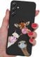 ETUI do Samsung Galaxy S24 CASE WZORY SOFT MATT PLECKI + SZKŁO 9H 1