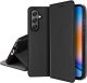 krainaGSM ETUI SKÓRZANE do Samsung Galaxy S25 MAGNETYCZNE BOOK CASE TOKRA SZKŁO 9H 1