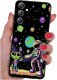 ETUI do Samsung Galaxy S24+ Plus WZORY |SILIKONOWE MATT CASE + SZKŁO 9H 1