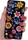 ETUI do Samsung Galaxy S24+ Plus WZORY |SILIKONOWE MATT CASE + SZKŁO 9H 1