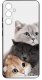 ETUI do Samsung Galaxy S24+ Plus WZORY |SILIKONOWE MATT CASE + SZKŁO 9H 3