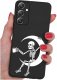 ETUI do Samsung M15 5G WZORY | SILIKONOWE MATT CASE + SZKŁO HARTOWANE 9H 2