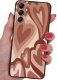 ETUI do Samsung Galaxy M15 5G CASE WZORY SOFT MATT PLECKI + SZKŁO 1