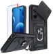 krainaGSM Etui do Xiaomi Redmi Note 14 4G PANCERNE SLIDE RING CASE + SZKŁO 9H 1