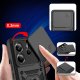 krainaGSM Etui do Xiaomi Redmi Note 14 4G PANCERNE SLIDE RING CASE + SZKŁO 9H 6