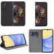 Etui do Samsung Galaxy M15 5G MAGNET WZORY CASE PORTFEL + SZKŁO 9H 3