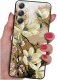krainaGSM ETUI do Samsung M15 5G WZORY | SILIKONOWE MATT CASE + SZKŁO HARTOWANE 9H 2