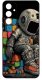 krainaGSM ETUI do Samsung M15 5G WZORY | SILIKONOWE MATT CASE + SZKŁO HARTOWANE 9H 3
