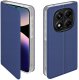 krainaGSM Etui z klapką do Xiaomi Redmi Note 14 Pro 4G Zamykane Granatowe Futerał 1