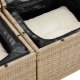 vidaXL vidaXL Zestaw Sof na Ogród z poduszką 6 pcs Beżowy Polirattan 8