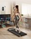 Bieżnia Urevo U1 Smart Walkingpad + Biurko regulowane elektrycznie TUCKANO czarny/orzech 10