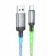 Kabel USB A do USB C Hoco 3A 1 m U112 szary 1