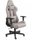 Fotel gamingowy Beżowoszary WARRIOR 4