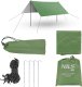 Plandeka Nils Extreme NC17107 TARP PŁACHTA BIWAKOWA KEMPINGOWA 300X300 CM ZIELONA NILS CAMP 4