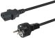 Equip Stromkabel CEE 7/7  ->C13 St/Bu     schwarz  1.80m PVC 1
