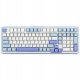 Mechanical keyboard Epomaker TH99 Creamy Jade Switch white-blue 1