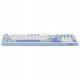 Mechanical keyboard Epomaker TH99 Creamy Jade Switch white-blue 2