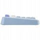 Mechanical keyboard Epomaker TH99 Creamy Jade Switch white-blue 5