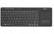 Klawiatura C-Tech C-TECH Klawiatura WLTK-03 Bezprzewodowa Touchpad czarna 1