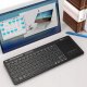 Klawiatura C-Tech C-TECH Klawiatura WLTK-03 Bezprzewodowa Touchpad czarna 2
