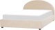 Łóżko z pojemnikiem Boucle VAUCLUSE 140 x 200 cm Beżowy 6