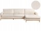 Narożnik dla 4 osób SIGGARD Boucle Biały Lewostronny 1
