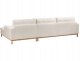 Narożnik dla 4 osób SIGGARD Boucle Biały Lewostronny 5