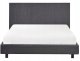Łóżko ALBI 140 x 200 cm Szary 5