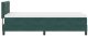 Łóżko pudełkowe z materacem ciemnozielonym 90x200 cm aksamit Lumarko! 8