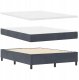 Box Spring Łóżko z Materacem Ciemnoszary 160x200 cm Aksamit Lumarko! 6