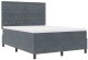 vidaXL Łóżko Box Spring z materacem i LED ciemnoszare 160x200 cm aksamitne Lumarko! 7