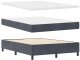 vidaXL Łóżko Box Spring z materacem i LED ciemnoszare 160x200 cm aksamitne Lumarko! 8