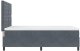 vidaXL Łóżko Box Spring z materacem i LED ciemnoszare 160x200 cm aksamitne Lumarko! 10