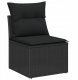 Modułowy zestaw sof ogrodowych 8 pcs Czarny 90 x 55 x 71 cm Lumarko! 5