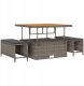 vidaXL Zestaw Sof na Ogród z przechowywaniem 11 pcs Szary Polirattan Lumarko 4
