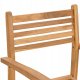 vidaXL Zestaw do jadalni w ogrodzie 7 pcs Brązowy Lite drewno tekowe Lumarko! 9