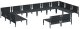 Zestaw Sof na Ogród 12 pcs Antracyt Stal Lumarko! 8