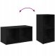 Zestaw szafek RTV 2 pcs Czarny dąb 72 x 35 x 36.5 cm Lumarko! 8