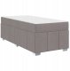Ramka łóżka z materacem Ciemnoszary 80 x 200 cm tkanina Lumarko! 4