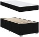 Ramka łóżka z materacem Czarny 100 x 200 cm tkanina Lumarko! 3