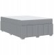 Ramka łóżka z materacem Jasnoszary 160 x 200 cm tkanina Lumarko! 8